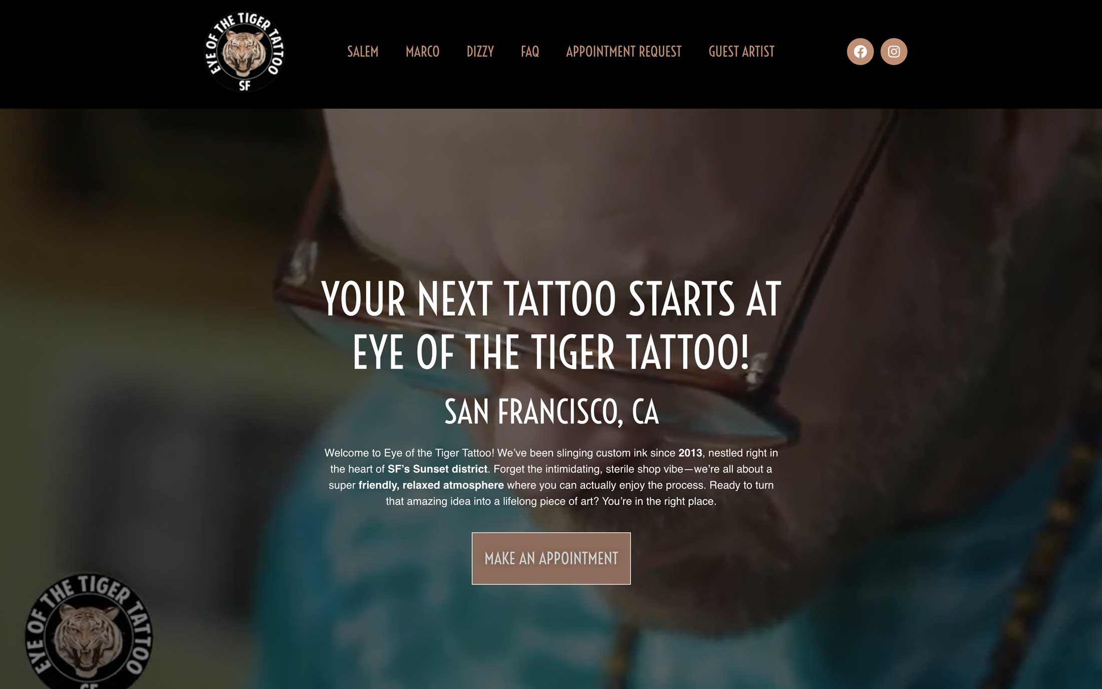 Eye of the Tiger Tattoo