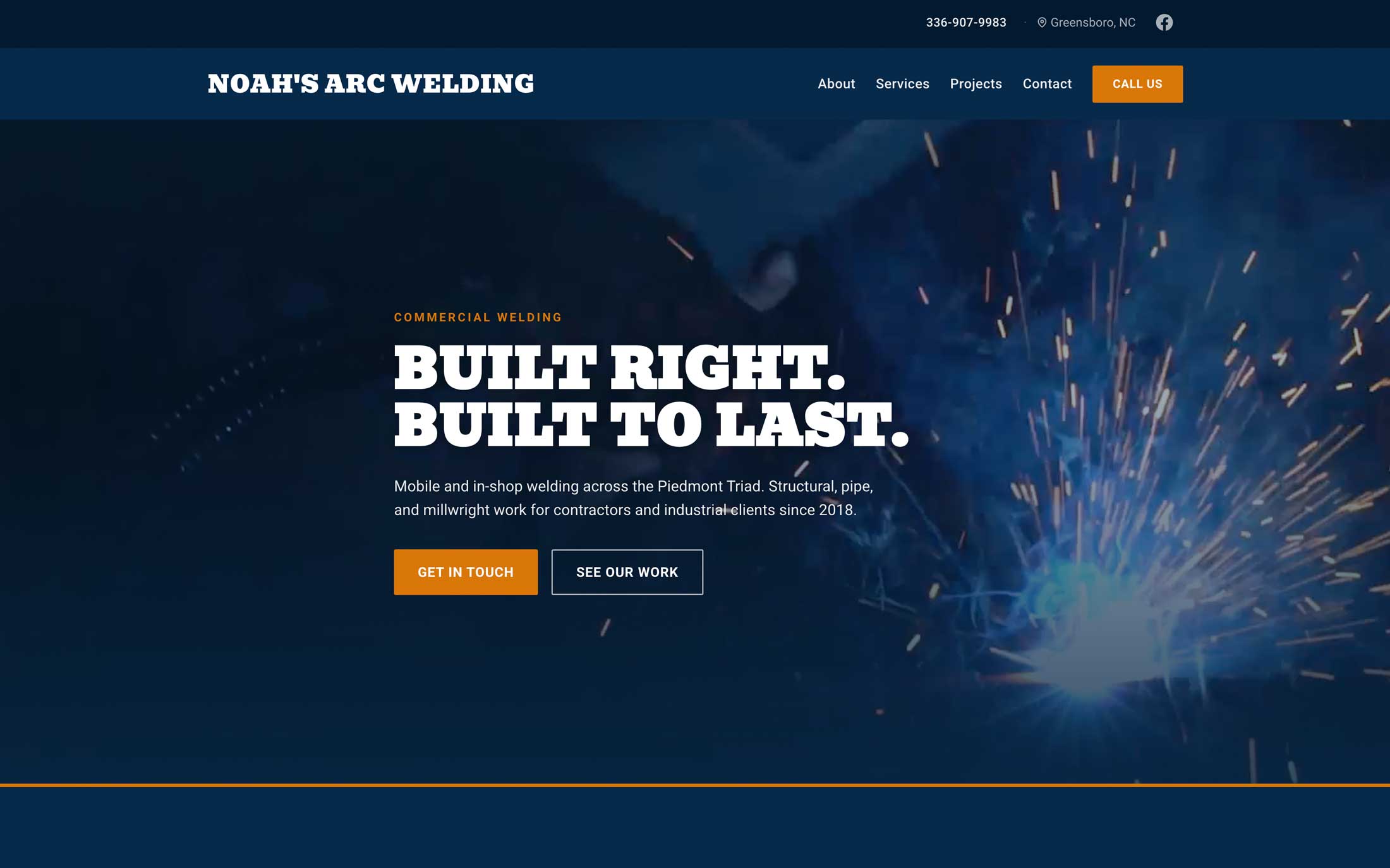 Noah&rsquo;s Arc Welding website